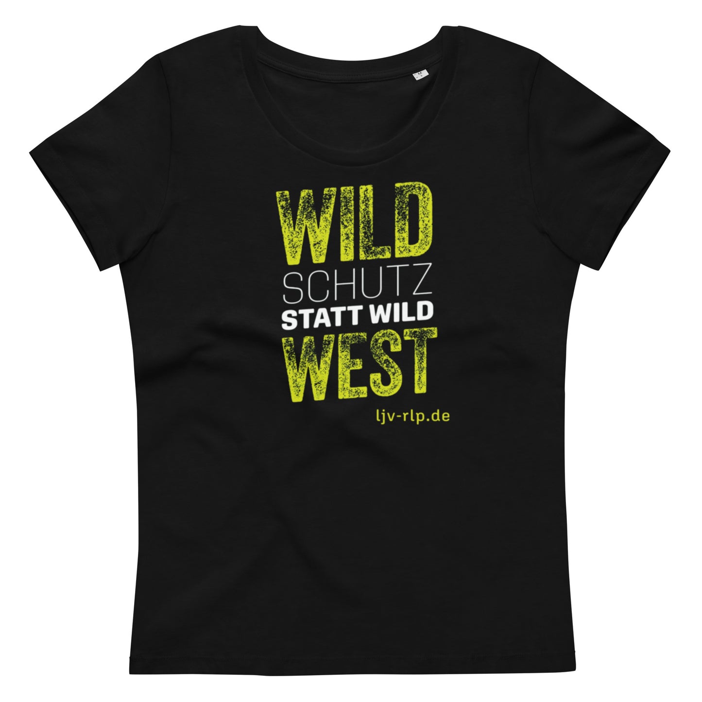 T-Shirt "Wildschutz statt Wildwest" (Slimfit)